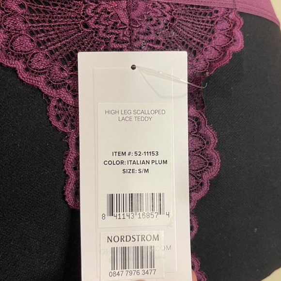 Oh La La Cheri PARIS laced teddy in purple NWT - Picture 4 of 6